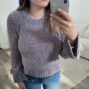Bell sleeve sweater